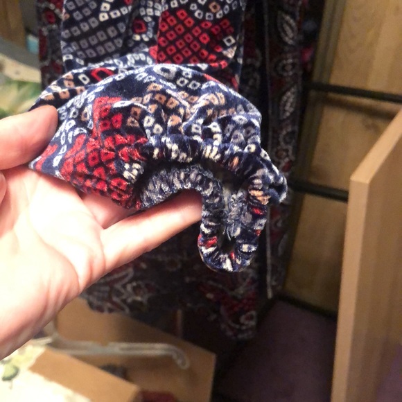 Beautiful FREE PEOPLE Velvet Dress 👗 Size Medium - Picture 7 of 15